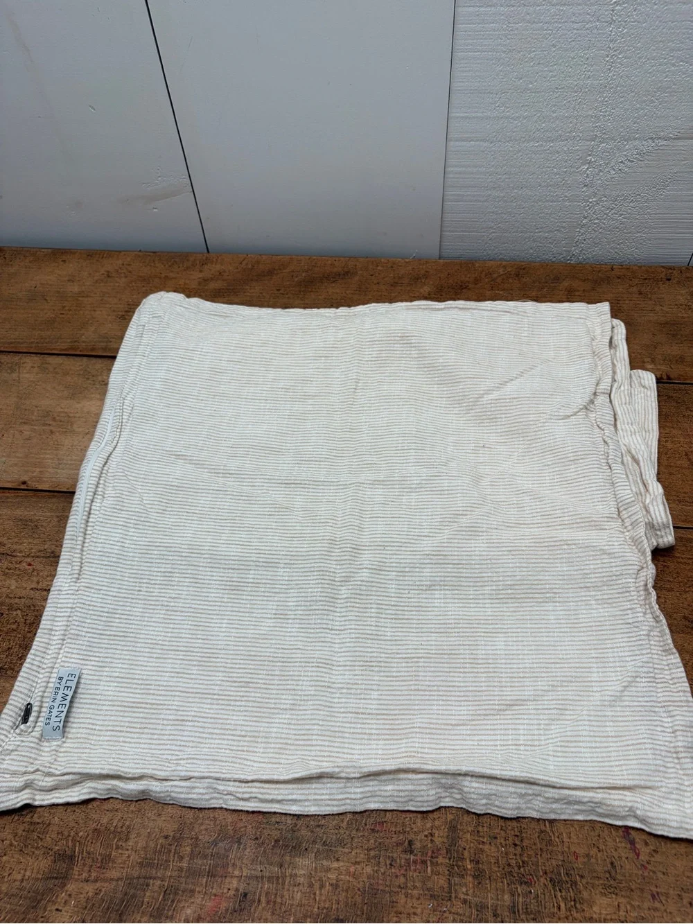 Elements By Erin Gates Striped Linen Pillow Set of 2